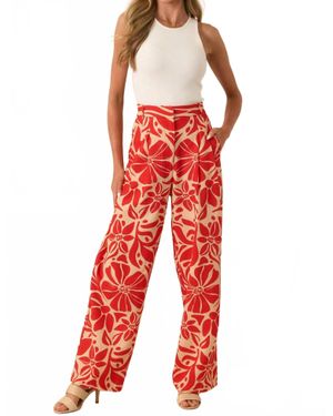 Aylaya Key West Pants - Red