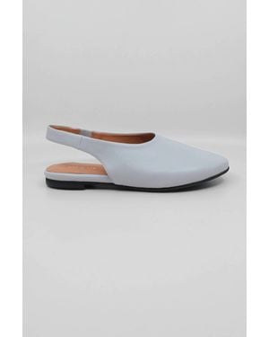 All Black Nu Sling 26 Slingback Flat - Gray