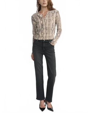 FRAME Le Sleek Straight Jeans - Multicolor