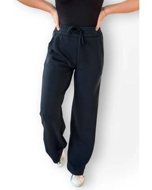 Rae Mode Caroline Scuba Straight Pants - Blue