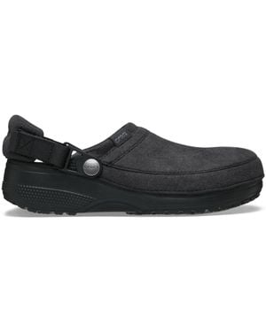 Crocs™ Classic Crafted Vegan Suede Clog - Black
