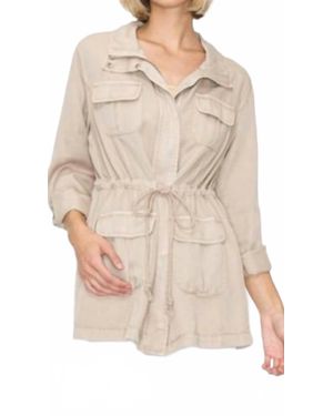 Risen Tencel Anorak Jacket - Natural