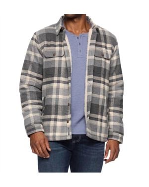 Flag & Anthem Vanceburg Sherpa Lined Shirt Jacket - Gray