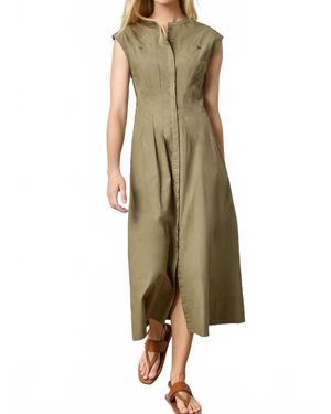 Lilla P Seamed Maxi Dress - Green