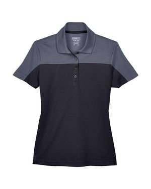 CORE365 Balance Colorblock Performance Piqu Polo - Blue