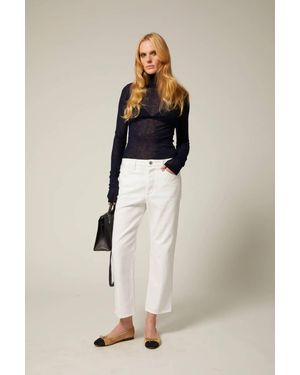 SPRWMN Ankle Slim Boyfriend Jeans - Natural