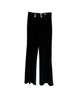 Galvan London London Button-Embellished Pants - Black