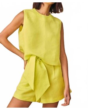 Hunter Bell Ashton Shorts - Yellow