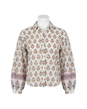 Faherty Suki Blouse - White