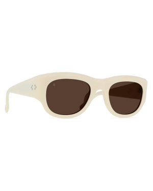 Raen Lonso Round Sunglasses - Brown
