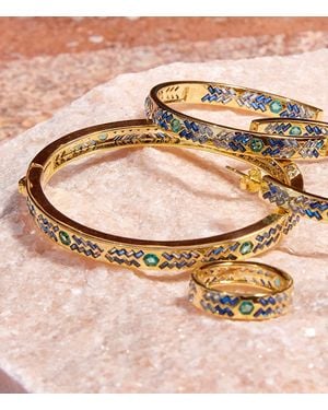 Native Gem Crystal Inlay Bracelet - Metallic