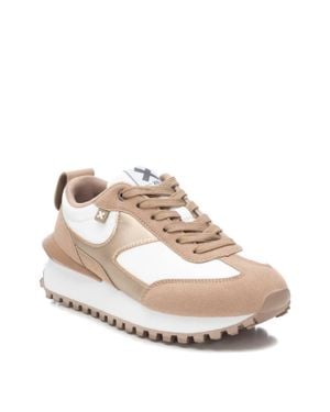 Xti Lace-Up Sneakers - Metallic