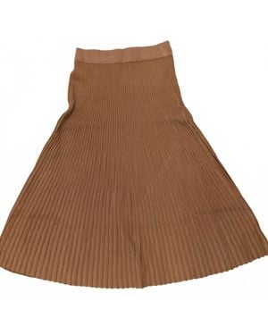 Kathie K Knit Skirt - Brown
