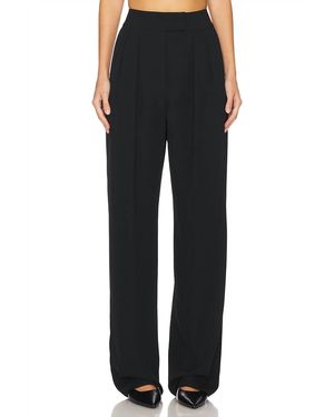 The Sei Double Pleat Trouser Pants - Black