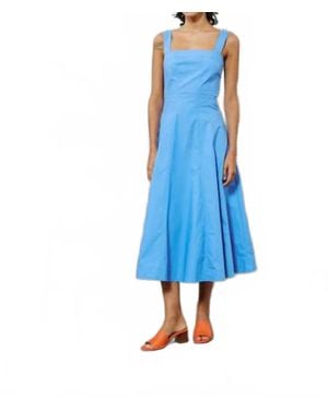 FRNCH Alfreda Midi Dress - Blue