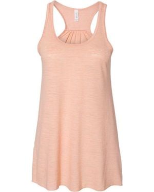 Bella Canvas Flowy Racerback Tank - Pink