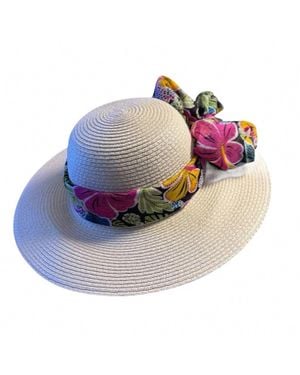 Style & Co. Elegant Wide Brim Sun Hat - Blue