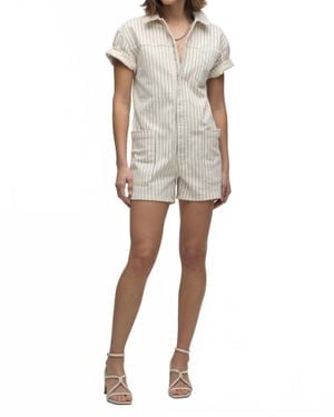 Hudson Jeans Boyfriend Romper - Natural