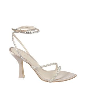 サンダル・ミュール 3Juin Giglio Syria Satin Candy Sandal Model 3juin Giglio Syria Satin Candy Sandal Model In Pink | ModeSens