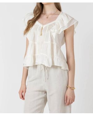 Dex Tencel Blouse - White