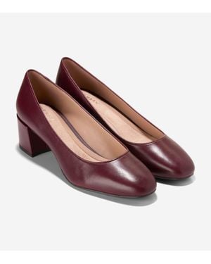 Cole Haan Go-To Shayla Block Heel Pumps - Brown