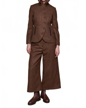 Jack Murphy Nicole Tweed Jacket - Brown