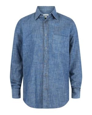 Slowear Glanshirt Collared Button-Up Shirt - Blue