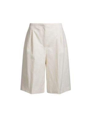 BOSS Relaxed-Fit Shorts - White