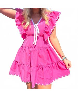 Mustard Seed Lovely Southern Dress - Pink