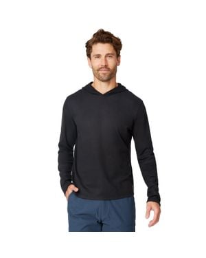 Free Country Sueded Pique Hoodie - Black