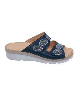 Eric Michael Glitz Sandals - Blue