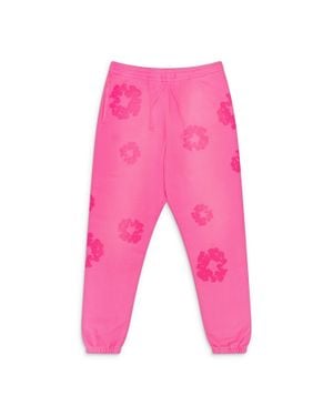 DENIM TEARS Mono Wreath Sweatpants - Pink