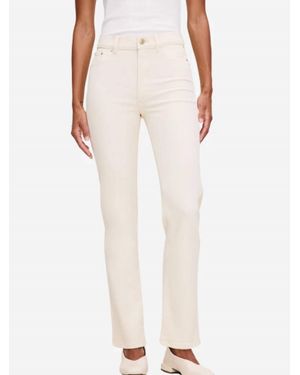 DL1961 Halle Straight High Rise Instasculpt Jeans - White