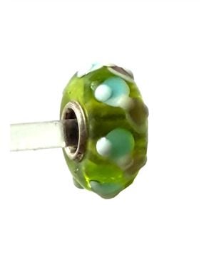 Trollbeads Universal Unique Lace Bead Charm - Green