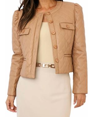 J. Society Abby Long Sleeve Jacket - Natural