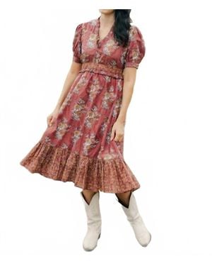 Victoria Dunn Ember Dress - Red