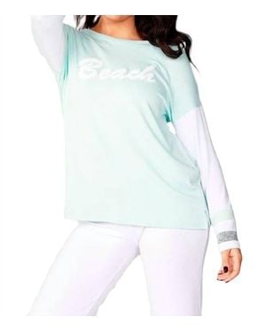French Kyss Beach Crew Top - White