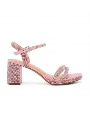 De Blossom Collection Nelly Platform Heels - Pink