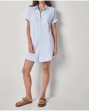 Lilla P Easy Shirt Dress - Blue