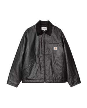 Carhartt Og Dean Heavyweight Canvas Quilted Jacket - Black
