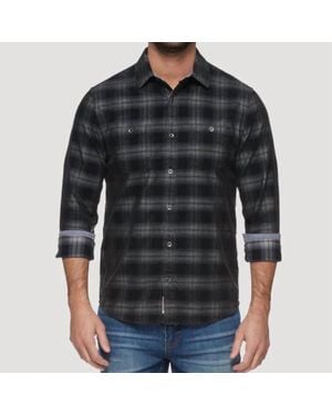 Flag & Anthem Herod Vintage Wash Corduroy Shirt - Black