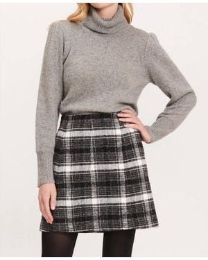 tyler boe Plaid Short Skirt - Gray
