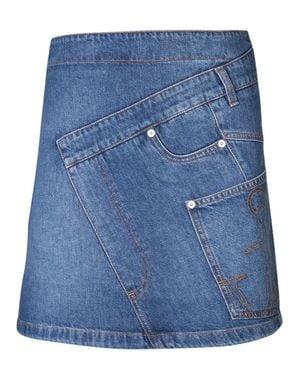 JW Anderson Cotton Skirt - Blue