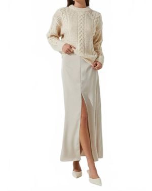 Astr Vitella Skirt - Natural