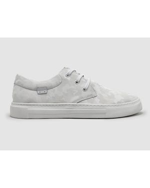 KCR Group Camo Leather Sneaker - Gray