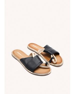 Gioseppo Whately Flat Sandal - Black