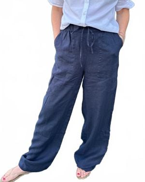 Michael Stars Jules High Rise Pant - Blue
