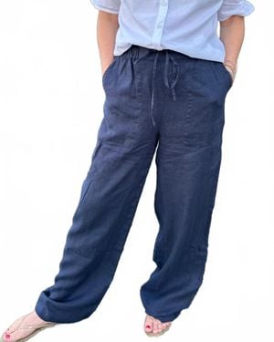 Michael Stars Jules High Rise Pant - Blue