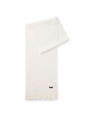 BOSS Knit Scarf - White