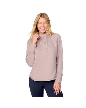Free Country Ultrafill Cowl Neck Top - Purple